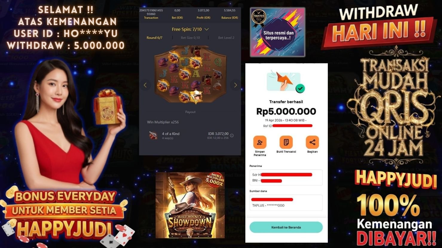 HAPPYJUDI JACKPOT SLOT WILD BOUNTY SHOWDOWN